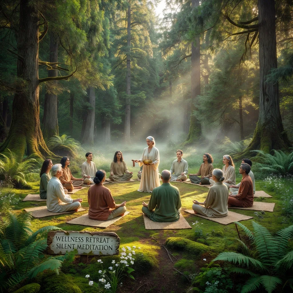 Calm wellness environment representing balance and mindful daily living
